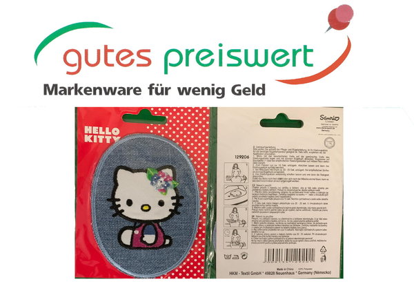 Applikation Bügelbilder Hello Kitty HKM-Textil